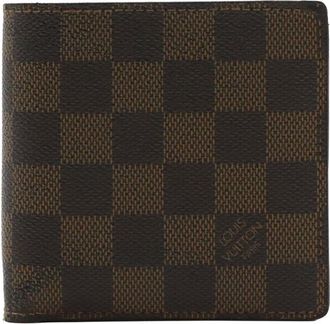 Louis Vuitton Brown Damier Marco Wallet (Authentic Pre-Loved)