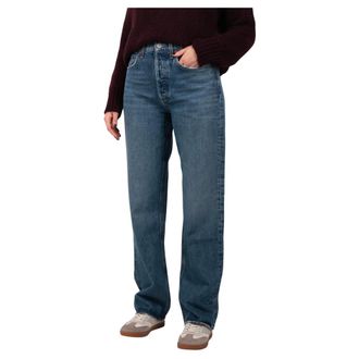 A Gold E Dames, Jeans, Blauw, Maat: W27 Denim