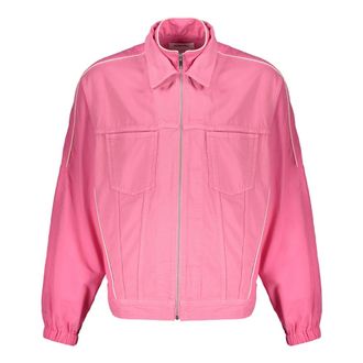 AMBUSH Light Jackets, male, Pink, Size: XS Denim Detail Nylon Jacket