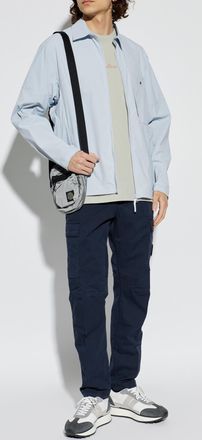 Stone Island T-shirt With Printed Logo, Mens, Grey