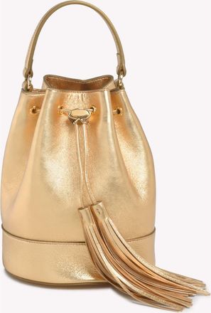Gianvito Rossi Sienna Crossbody Bag in Gold Leather at Nordstrom