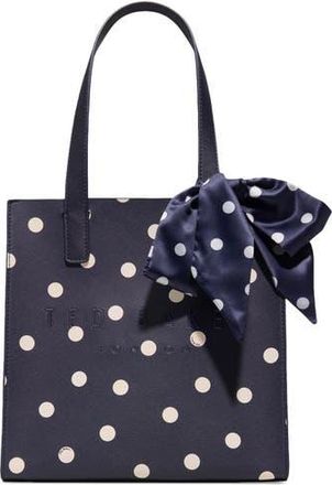 Ted Baker Seacon Croc Embossed Tote in Other Navy at Nordstrom Rack