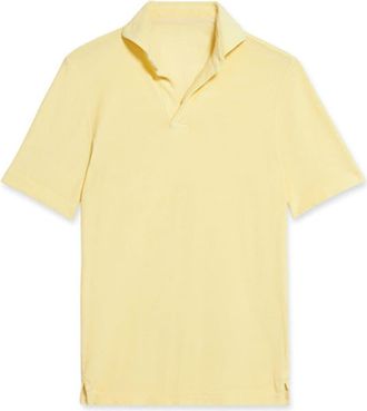 Fortela Sullivan Terry Cloth Jersey Polo in Lemon at Nordstrom, Size Small Eu