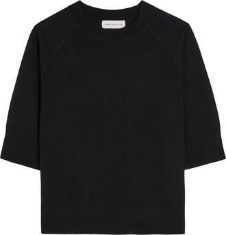 Dries Van Noten Tuan Merino Wool top - Black - S (UK8-10 / S)