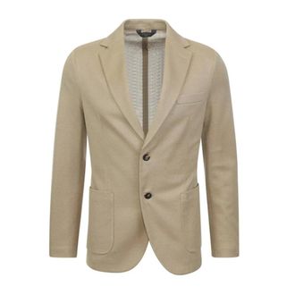 Circolo 1901 Simple Jacket - male - Circolo 1901 - Blazers - Beige - 3XL - Jackets