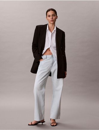 Calvin Klein Jeans Calvin Klein Womens 90s Straight Jeans - Light/Pastel Blue - 24W x RL