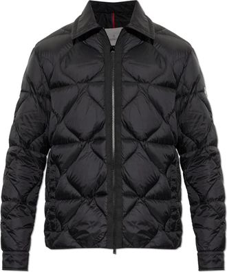 Moncler Ashmere Down Jacket - Heren - Gewatteerde jassen - Zwart - M - Jassen