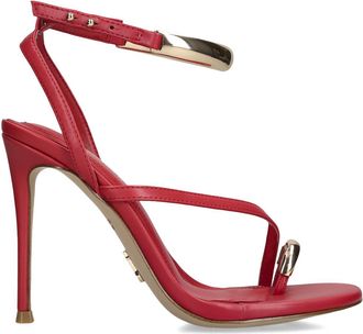Steve Madden Womens Tia Red Sandals - Size UK 4