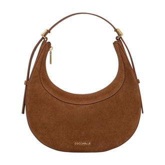 Coccinelle Tassen, Dames, Bruin, ONE Size, Leer, Mini Hobo Tas