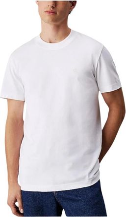 Calvin Klein Heavy Regular T-shirt - Heren - T-shirts - Wit - 2XL - Katoen - Tops