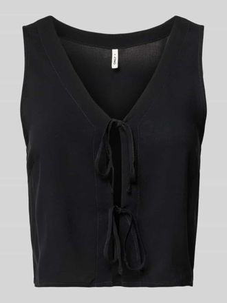 Only Relaxed Fit Blusentop aus reiner Viskose Modell NOVA LIFE in Black, Gr&ouml;&szlig;e XL