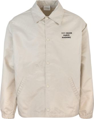 Dr&ocirc;le de Monsieur Lightweight Classic Collar Jacket with Bold Prints