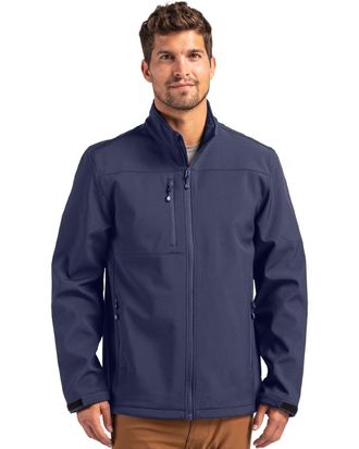 Clique Clique Tempest Eco Waterproof Full Zip Mens Softshell Jacket, Dark Navy, 5XL