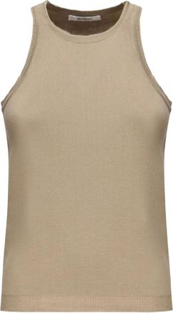 Max Mara Katoenen tanktop - Beige