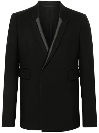 SAPIO wool blazer - Black