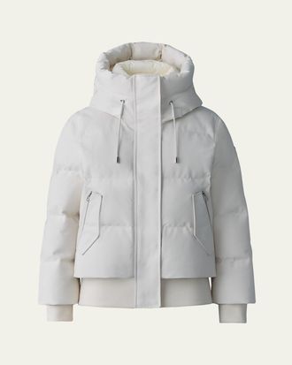 Mackage Nefi Nordic Tech Down Jacket with Hood