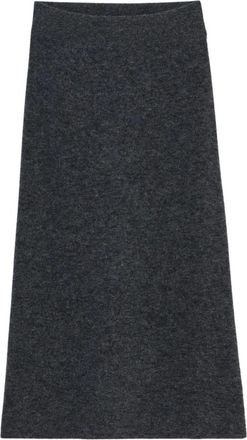 Closed Easy Midi Rok - Dames - Midirokken - Grijs - S - Rokken
