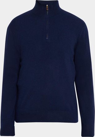 Polo Ralph Lauren Men & apos;s Cashmere Half-Zip Sweater