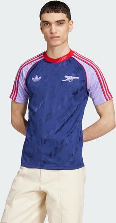 adidas adidas Performance Mens Arsenal LFSTLR Jersey - Blue Recycled Material - Size X-Small