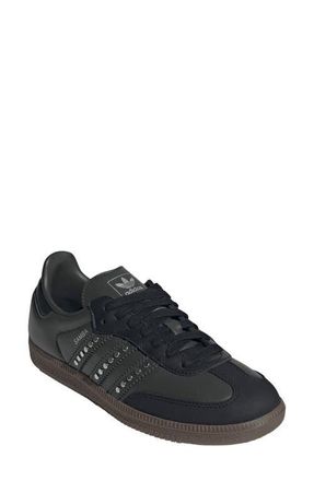 adidas Gender Inclusive Samba OG Sneaker in Black/Earth/Gum at Nordstrom, Size 10.5 Womens