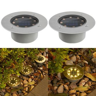 OEM Luces Solares Decorativas Para Exteriores, Ideales Para Patio, Jard&iacute;n O Villa, Impermeables Y Empotrables, Con Tecnolog&iacute;a Led Y Luz C&aacute;lida