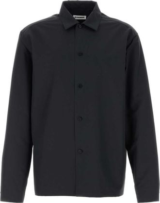 Jil Sander Black Regular Solid Shirt