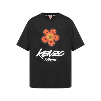 Kenzo T Shirt Nero-Uomo