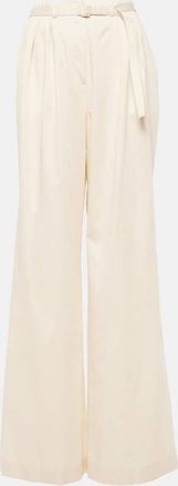 Joseph Tunis high-rise cotton wide-leg pants
