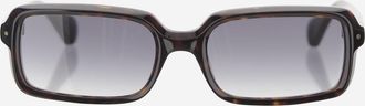 Carven Womens Square Acetate Sunglasses Tortoiseshell