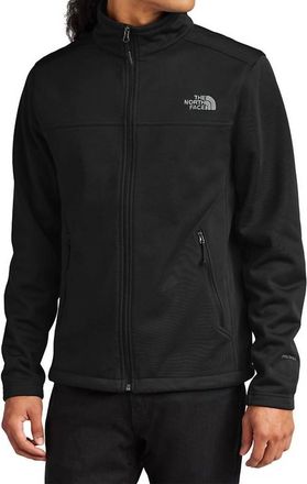 The North Face Ridgewall Soft Shell Full Zip Jacket In Black