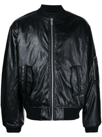 Holzweiler Bomber con zip - Nero