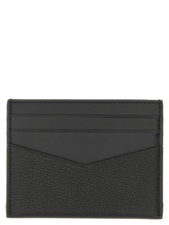 Givenchy Hammered Leather Card Case - Black