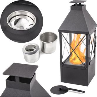 OEM Chimenea De Terraza Independiente Con Farol Para Decoraci&oacute;n De Bioetanol