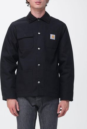 Carhartt Work in Progress Cotton Shirt Jacket with Corduroy Collar