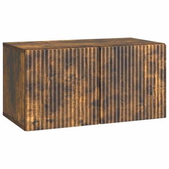 vidaXL Mueble Para Tv De Pared Roble Ahumado 59,5 X 31 X 30 Cm Vidaxl