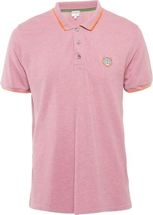 Kenzo Piqu&eacute; poloshirt met logo-applicatie - Roze