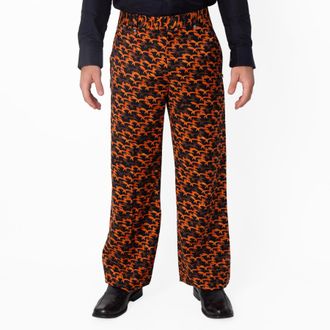 Burberry Fox Pattern Wool Tailored Trousers, Brand Size 46 ( Waist Size 31.1 )
