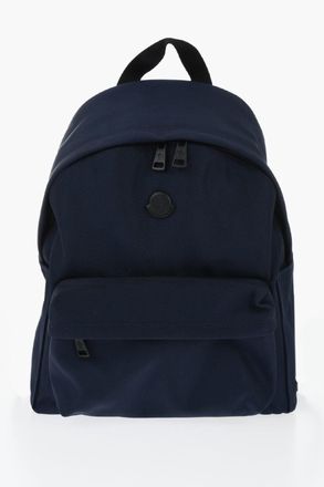 Moncler Solid-Color Backpack PIERRICK With Logo Embroidery Moncler