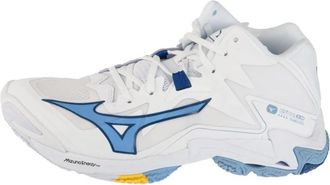 Mizuno Wave Lightning Z8 Mid - Heren - Fitnessschoenen - Wit - 46 1/2 EU - Leer - Fitness