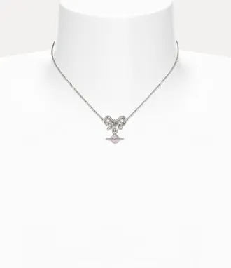 Vivienne Westwood Octavie Choker Platinum-pink-pink-cz Platinum-pink-pink-cz Women