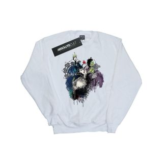 Disney Dames/Dames Schurken Sweatshirt (Wit)