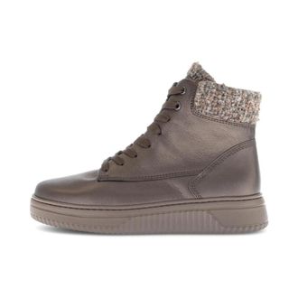 Gabor 76.795.65 Veterlaarsjes - Dames - Schoenen - Beige - Maat: 37 EU Leer
