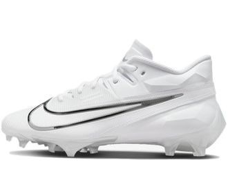 Nike Nike Vapor Edge Pro 360 2 Mens Football Cleats (DA5456-001, Black/White-Black), White Metallic Silver White, 14 UK