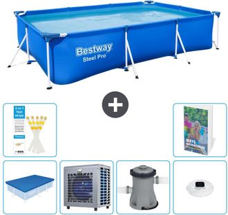 Bestway Piscina Bestway Steel Pro Rectangular - 300x201x66 Cm - 7-piezas S106