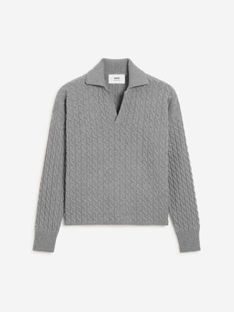 Ami Polo Neck Sweater