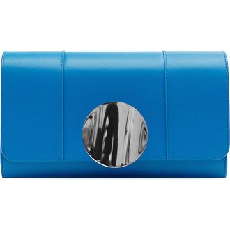 Perrin Paris Le Disque Clutch Azur at Nordstrom