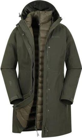 Mountain Warehouse Alaskan Long 3 in 1 Jacket in Khaki Green at Nordstrom, Size 4