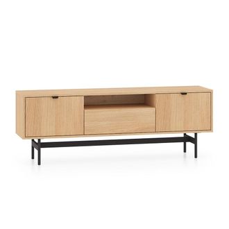 Petits Meubles Mueble tv 3 puertas 150 cm paneles de melamina madera