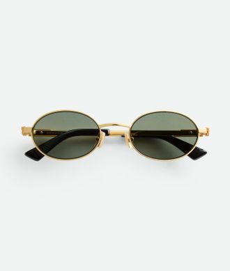 Bottega Veneta Classic Oval Sunglasses - Bottega Veneta