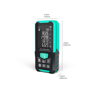 OEM Tel&eacute;metro L&aacute;ser De 120 Metros, Precisi&oacute;n De &plusmn;2 Mm, Pantalla Lcd Retroiluminada De 2,4 Pulgadas, Grado De Protecci&oacute;n Ip54